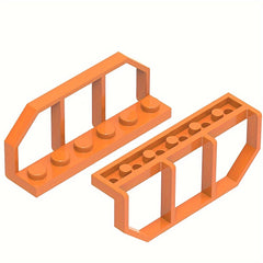 9pcs Farm Garden Ranch Building Block Set DIY Animal Scene ABS Material