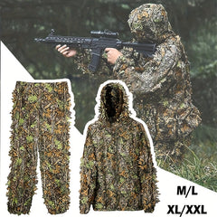 Lightweight 3D Leafy Camouflage Set Outdoor Camouflage Ghillie Suit