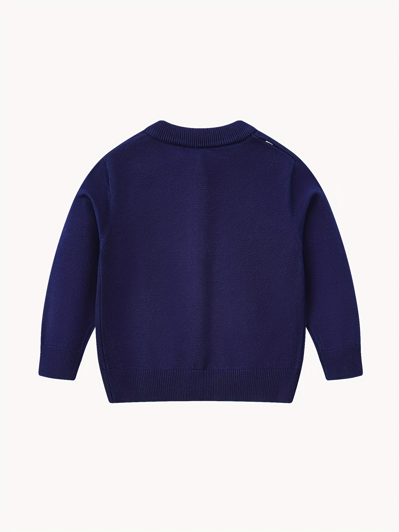 Girls Pearl Button Cardigan Sweater School Uniform Knit Top