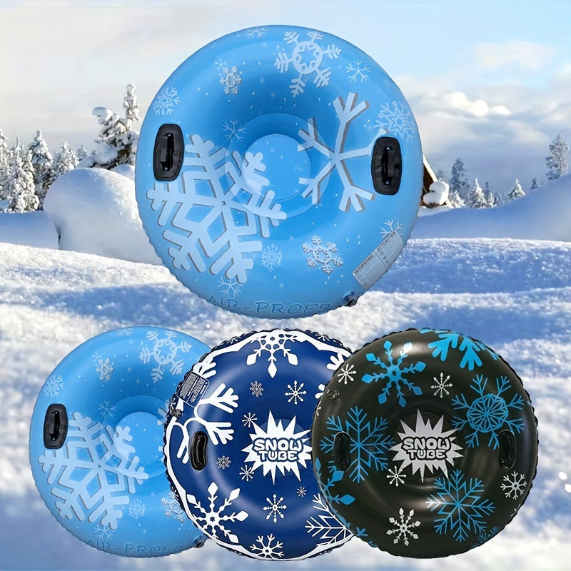 Winter Skiing Ring Waterproof Durable Thickened PVC Snow Sled 47 24inch