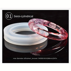 Resin Epoxy Silicone Bracelet Bangle Molds Set