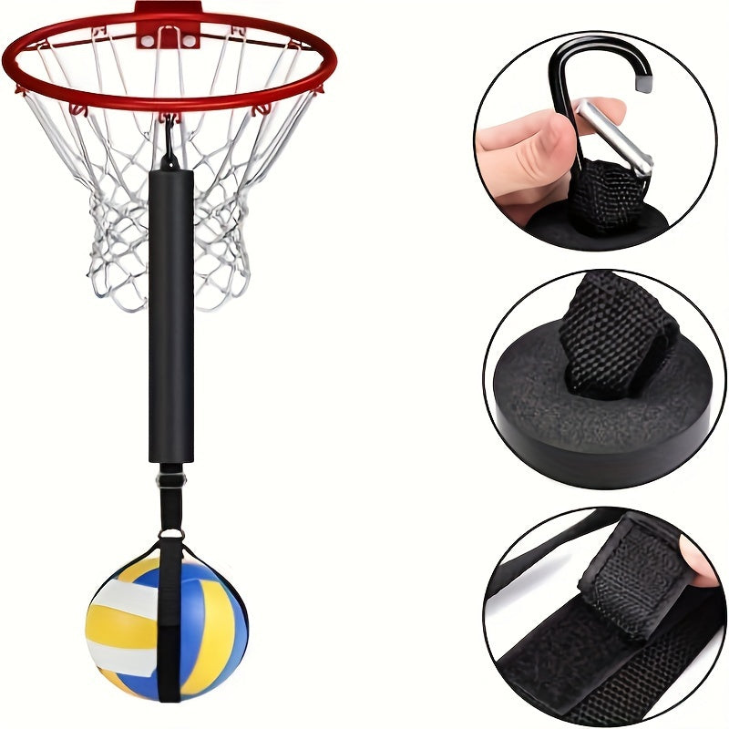Adjustable Volleyball Spike Trainer for Serving, Jumping, Swing and Spiking Powe
