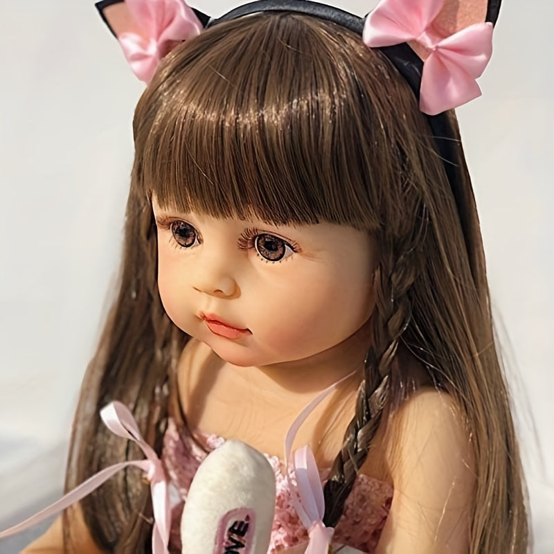 Realistic Full Body Silicone Reborn Dolls Lifelike Washable Waterproof