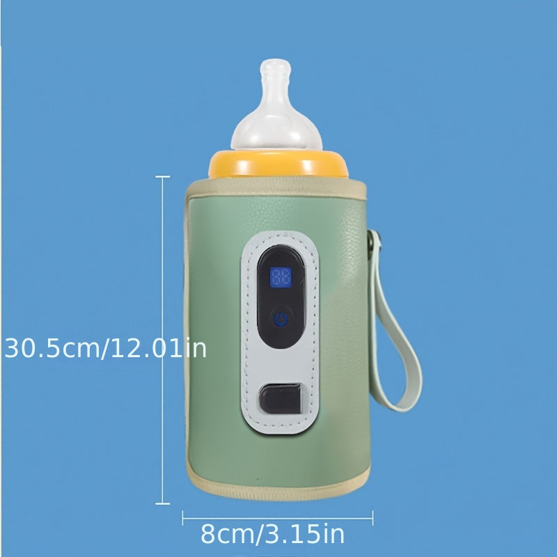 Portable USB Baby Bottle Warmer with Temperature Adjustment