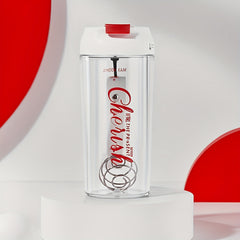 14oz Travel Coffee Cup Protein Shaker Bottle With Spring