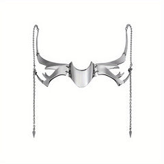 Gothic Punk Silvery Mask for Parties