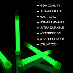 10pcs Outdoor SOS Military Glow Light Sticks Camping Gear Survival Tool Kit