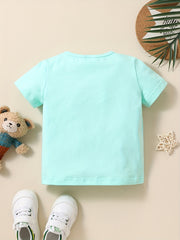 Baby Boys School Mode Cotton T shirt Casual Summer Clothes