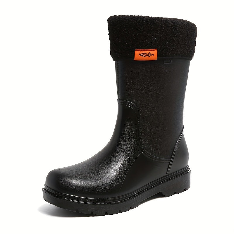 Women's Waterproof Chunky Rain Boots Outdoor Fishing Rain Boots