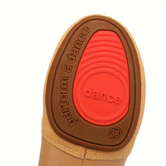 Women's Fabric Closed Toe Dance Shoes Comfortable Non slip Jazz Dancing