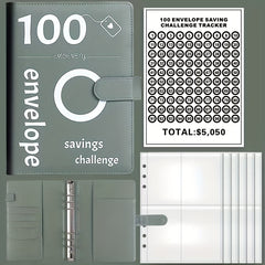 100 Days Money Saving Challenge Binder Saving Book