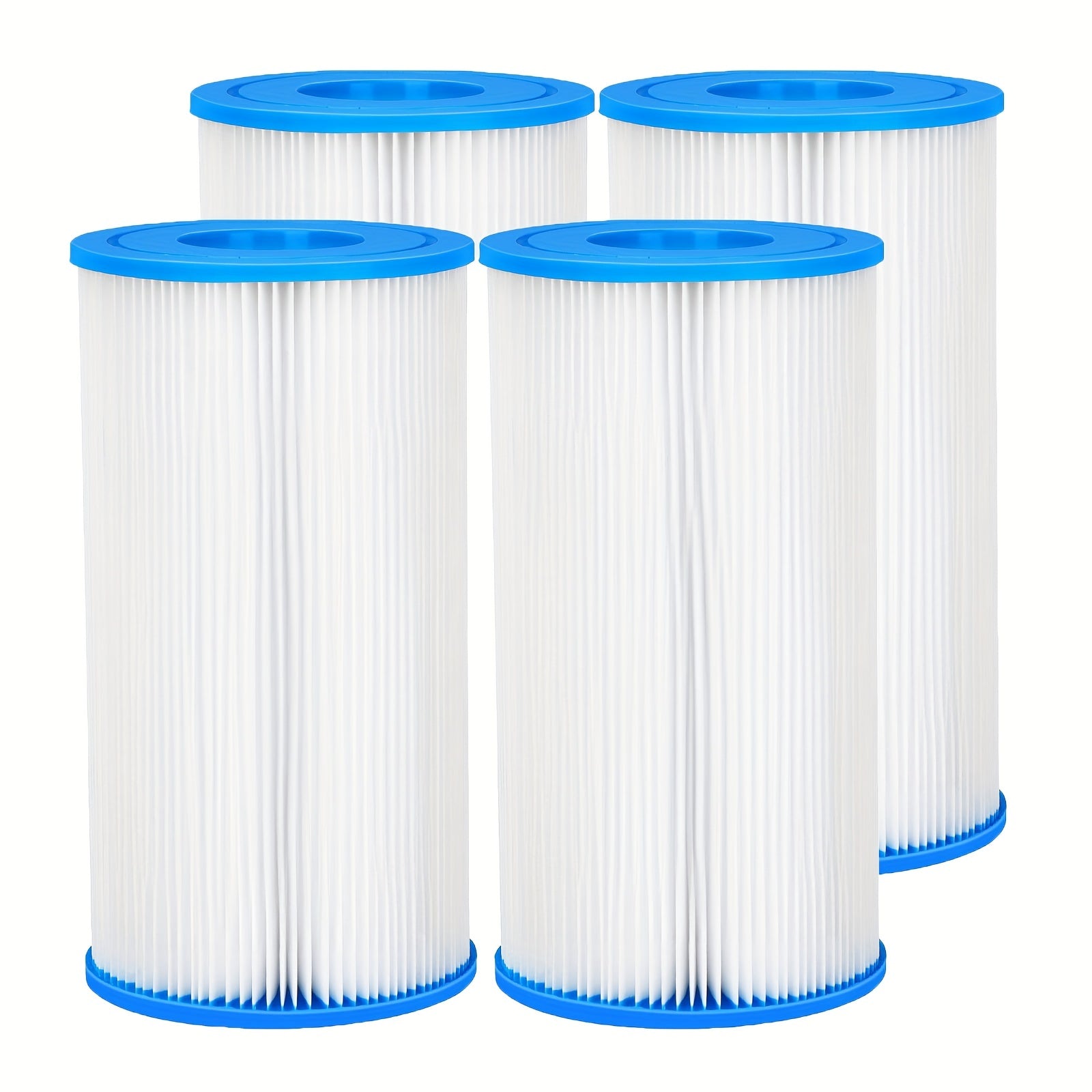 4pcs Pool Filters Replacement Compatible with Above Ground Pools 500-2500 GPH