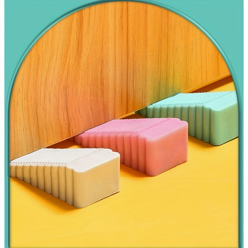 1pc Safety Silicone Door Stop Stoppers Block Wedge Doorstops Door Stopper