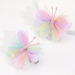 2pcs Butterfly Hair Clips for Baby Girls, Colorful Hair Accessories