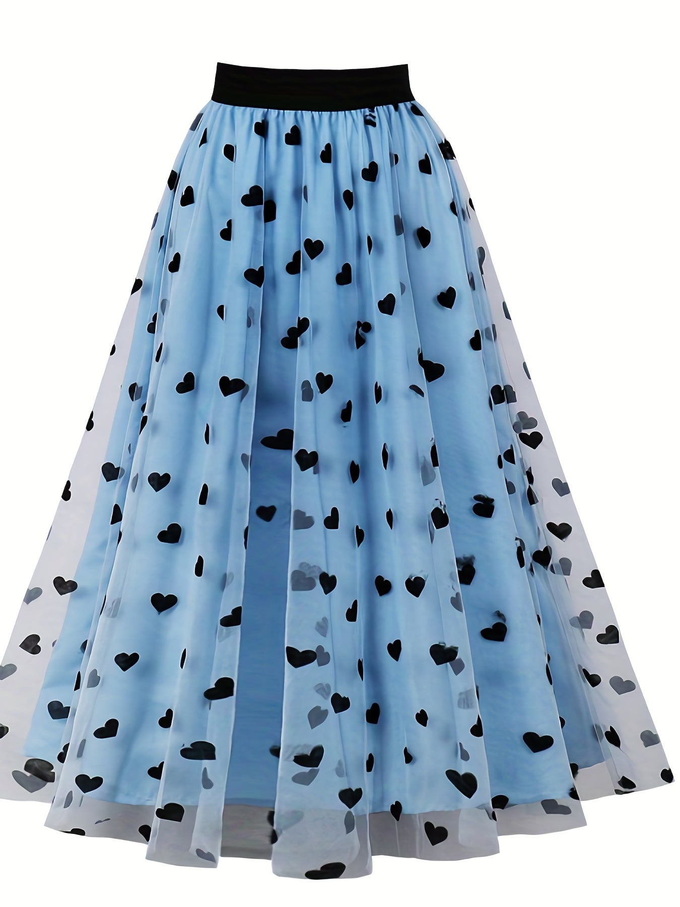 Polka Dot High Waist Skirts Solid Versatile Skirts