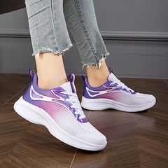 Women's Gradient Running Shoes Soft & Comfortable Breathable Sneakers
