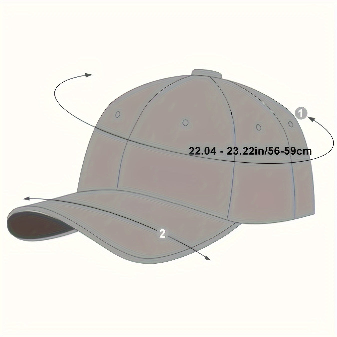 Vintage Sunshade Adjustable Baseball Cap Soft Top Pure Cotton Cap
