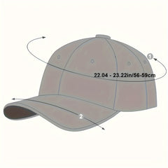 Vintage Sunshade Adjustable Baseball Cap Soft Top Pure Cotton Cap