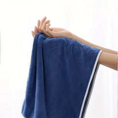 Soft Microfiber Face Towel - Gray Pink - 35x13.7in