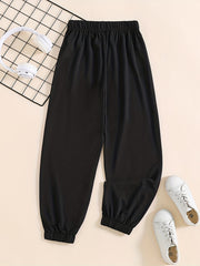 Graffiti Letter Print Boys Sweatpants Quick Drying Jogger Sports Pants