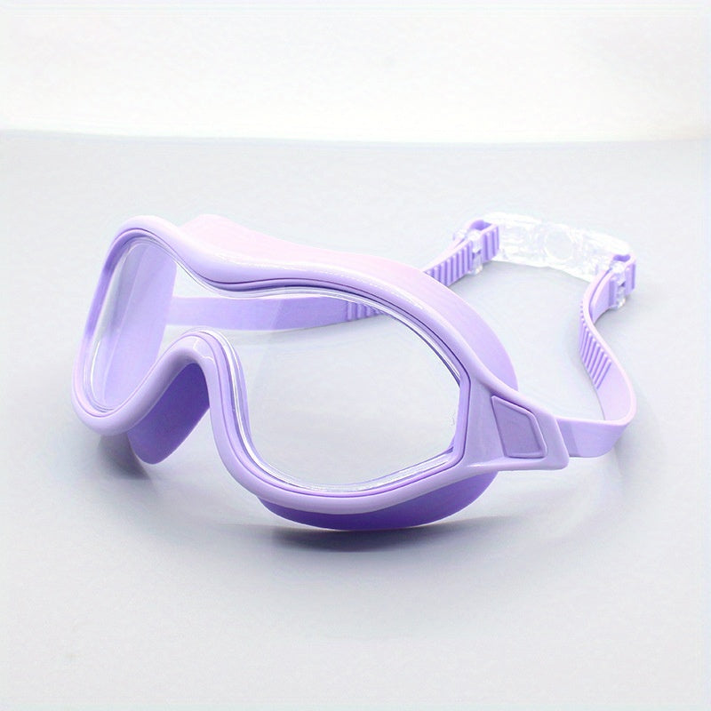 Adjustable Transparent Silicone Swimming Goggles for Men & Women