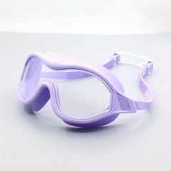 Adjustable Transparent Silicone Swimming Goggles for Men & Women