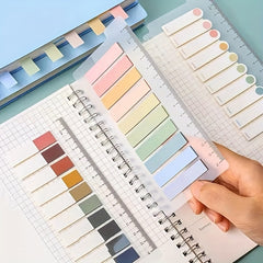 3pcs 600sheets Sticky Index Labels Writable Repositionable Tabs Stickers
