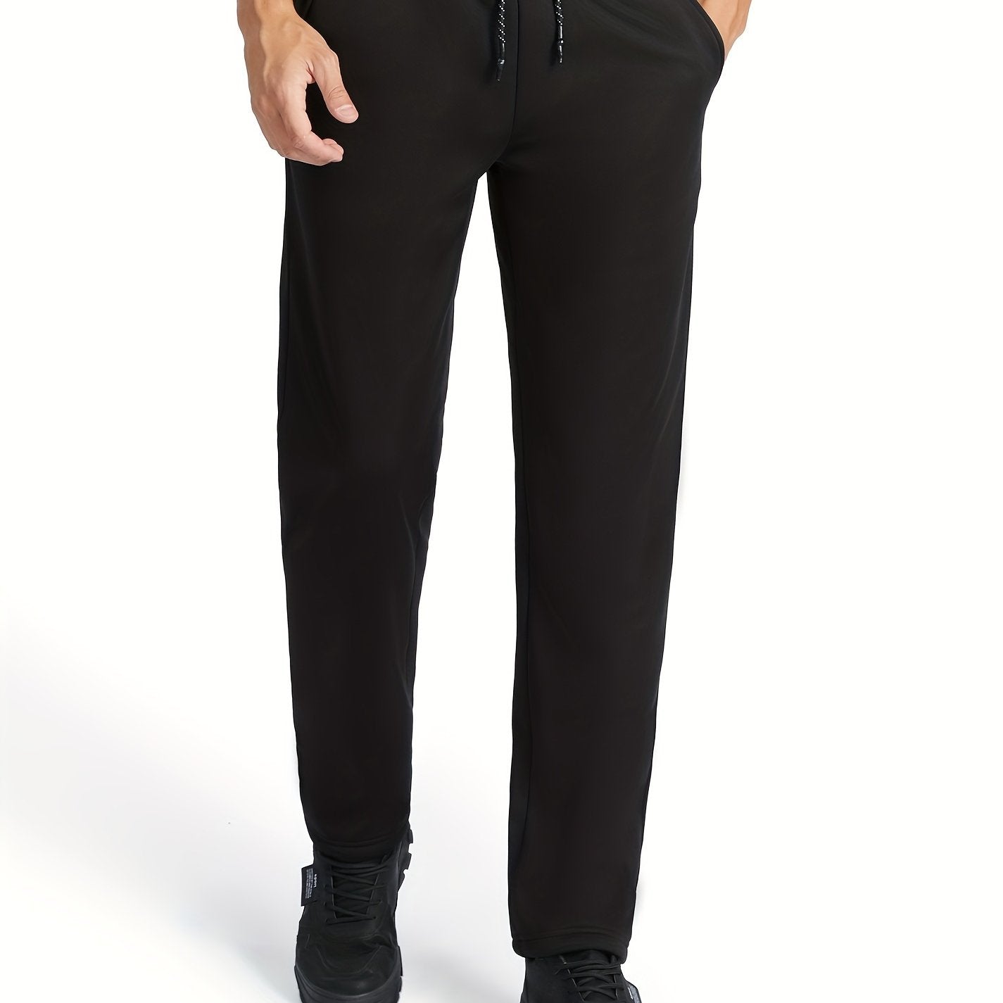Men's Plush Thick Warm Pants for Autumn and Winter