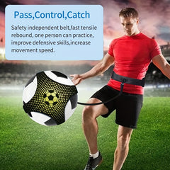 Football Kick Trainer Elastic Soccer Ball Auxiliary Training Equipment