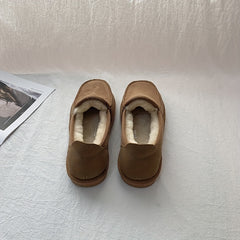 Men's Fleece Warm Slip On Moccasines for Winter