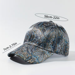 Paisley Print Baseball Cap Lightweight Adjustable Sunshade Dad Hats Unisex