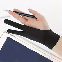 1pc Drawing Glove for Digital Drawing Tablet Two Finger Protective Gloves