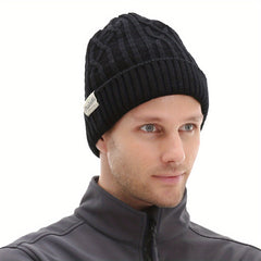 Men's Knitting Skull Cap Warm Windproof Wool Beanie Halloween Decor