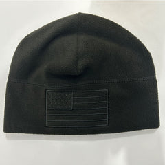 USA Flag Fleece Beanie Winter Skull Cap