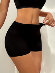 Soft Seamless Solid Boyshort Panties Women's Lingerie Underwear