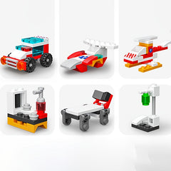6 in 1 Kids Building Blocks Set - Educational Toy for Children