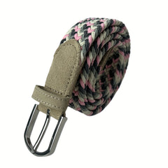 Pink Suede Elastic Belt for Kids & Youth