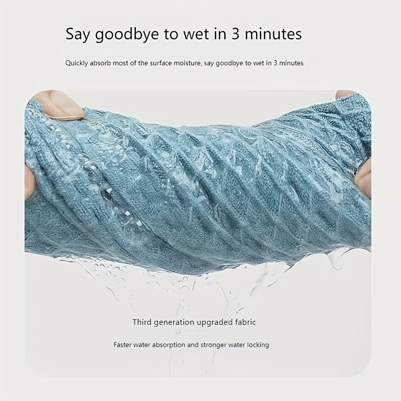 Soft Hair Drying Cap Microfiber Towel Anti Frizz Absorbent Quick Drying