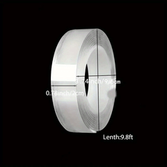 Heavy Duty Double Sided Tape Reusable Strong & Sticky Removable Washable