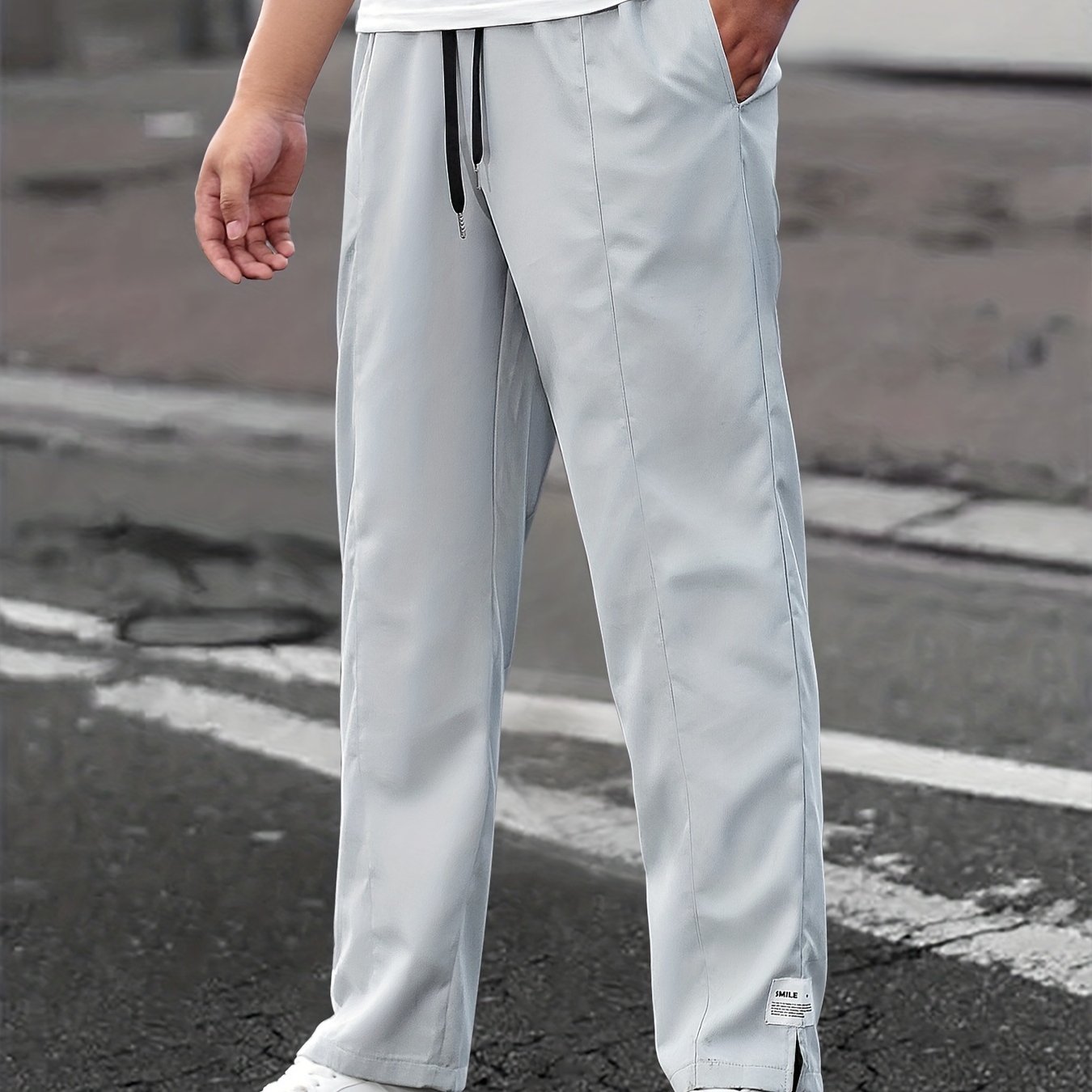 Men's Casual Waist Drawstring Joggers Sweatpants For Spring Fall