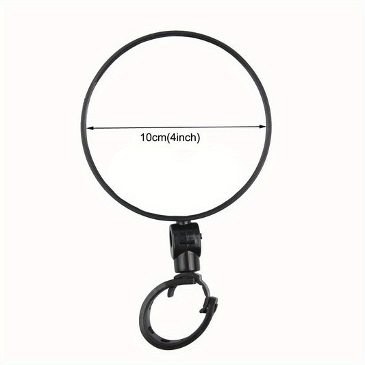 360 Degree Rotating Bike Mirror for Rear View Safety Universal Handlebar Mount