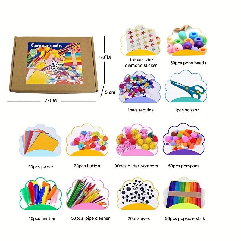 DIY Children's Toys Set Craft Art Decoration Twisted Stick