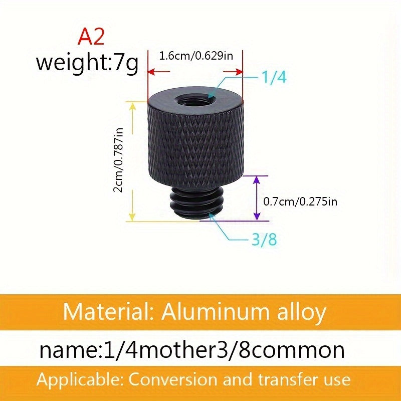 Camera Tripod Adapter Thread 3 8 Female 1 4 Male To 1 4 Male 3 8 Male