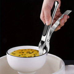 Stainless Steel Bowl Gripper Clips with Silicone Clamp