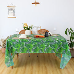 Natural Plant Kitchen Tablecloth Green 107x53 Table Cloth