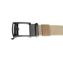 Men's Ratchet Leather Belt for Casual & Business Pants