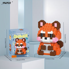 12pcs Animal Building Blocks Set Small Particle Building Block