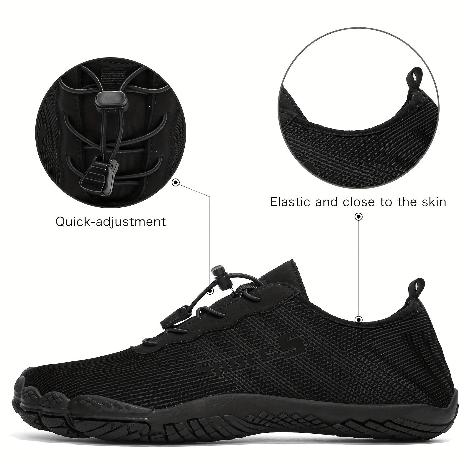 Women's Oversized Sporty Water Shoes Lightweight Non Slip Creek Shoes