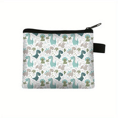 Dinosaur Coin Purse Cartoon Animal Mini Zipper Storage Bag Gift