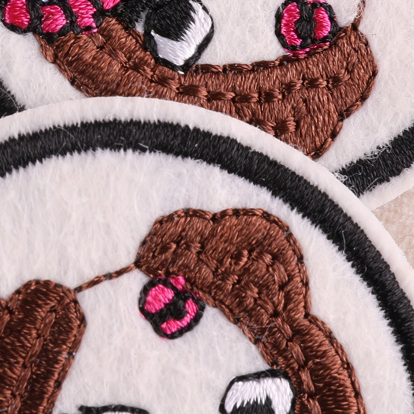 3pcs Embroidery Stroke Beauty Patches For Girls DIY Ironing
